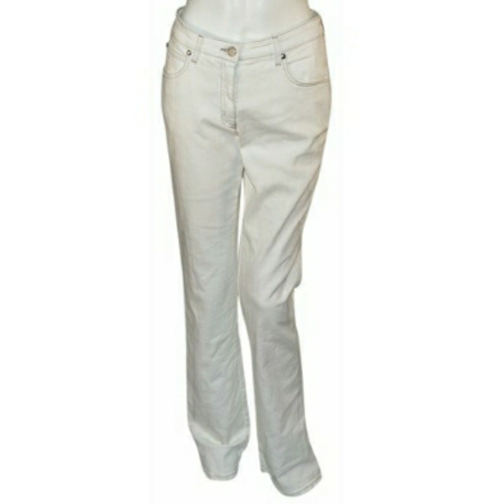 Armani white straight leg Jeans